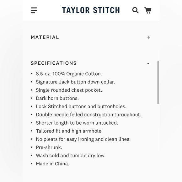 Taylor Stitch The Jack in Cinnamon Corduroy Button Down Shirt Size Medium (40) - Picture 10 of 11